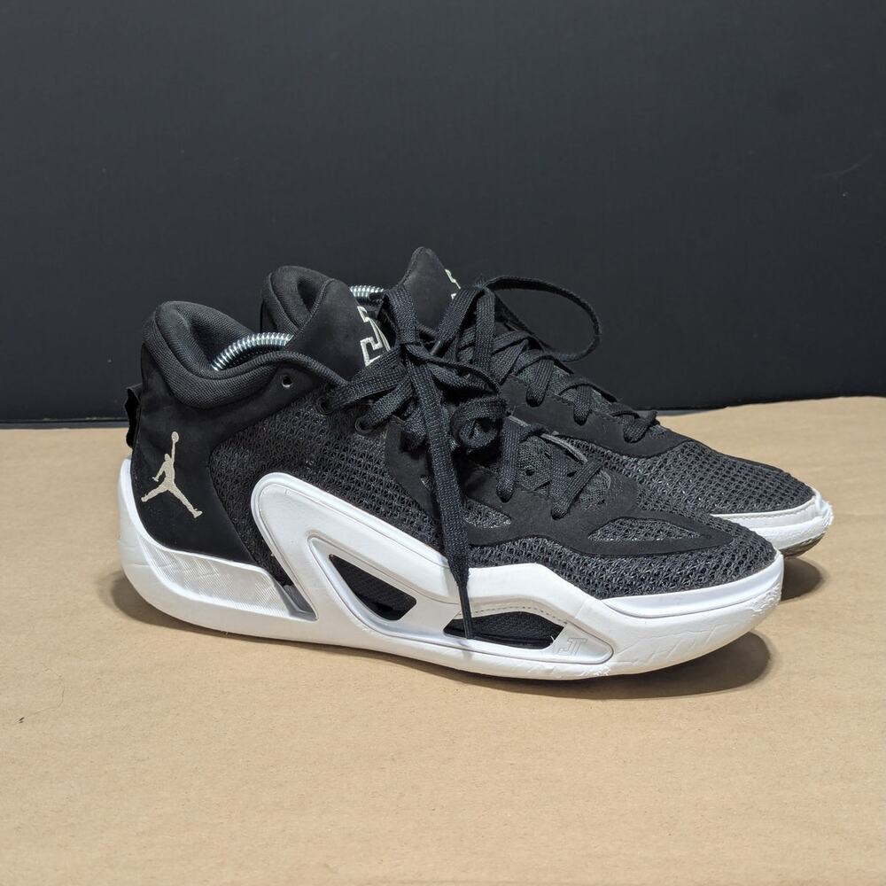 Nike Jordan Jayson Tatul 1TB Basketball Shoes FB2863-001 Black White 8 Sneakers